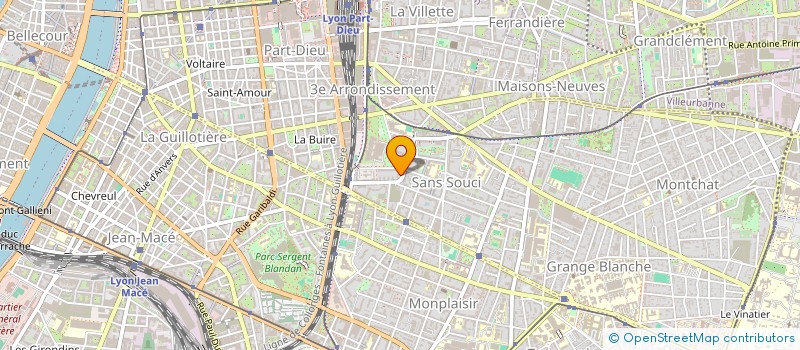localisation de l'entreprise ASS SPORTIVE ET CULTURELLE DE LA MOTTE à LYON