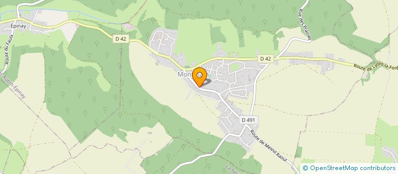 localisation de l'entreprise ASS SPORTIVE ET CULTURELLE DE MONTMAIN  MONTMAIN