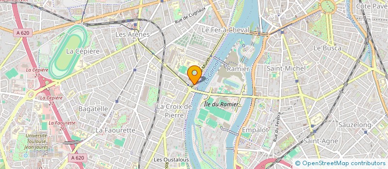 localisation de l'entreprise ASS SPORTIVE ET CULTURELLE DES ELEVES ET DES AMIS DE MAURICE BECANNE ELEMENTAIRE à TOULOUSE
