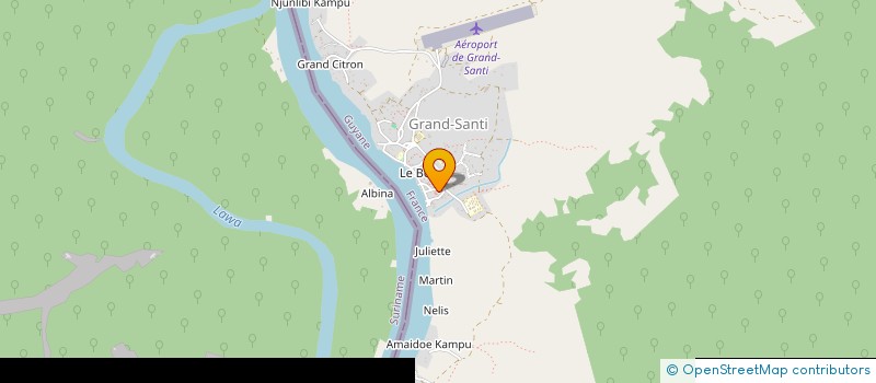 localisation de l'entreprise ASS SPORTIVE ET CULTURELLE KAWINA  GRAND-SANTI