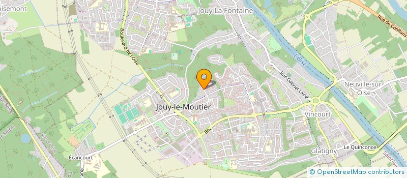 localisation de l'entreprise ASS SPORTIVE ET CULTURELLE LE VAST  JOUY-LE-MOUTIER