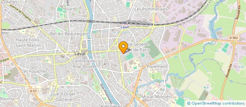 localisation de l'entreprise ASS SPORTIVE ET CULTURELLE PORTUGAISE à LAVAL