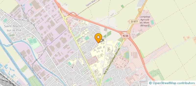 localisation de l'entreprise ASS SPORTIVE ET CULTURELLE POUR LA JEUNESSE  CHALONS-EN-CHAMPAGNE