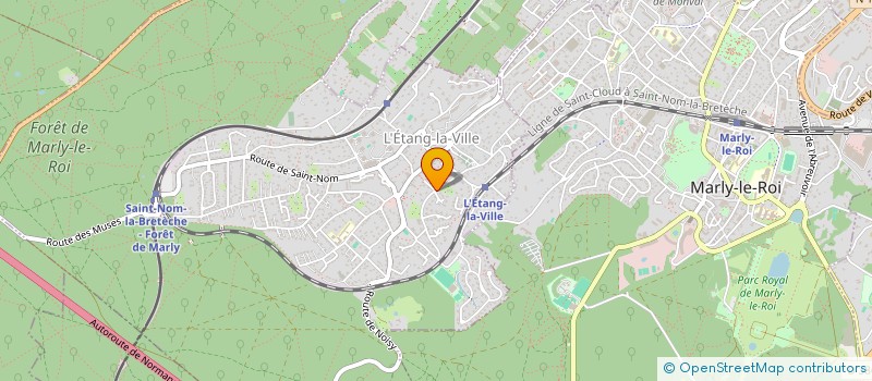 localisation de l'entreprise ASS SPORTIVE ETANG LA VILLE à L'ETANG-LA-VILLE