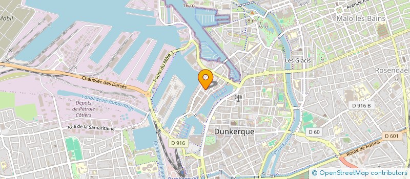 localisation de l'entreprise ASS SPORTIVE ETUDIANTS UNIVERSITE LITTORAL COTE D OPALE à DUNKERQUE