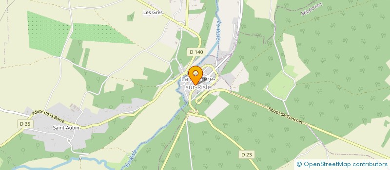 localisation de l'entreprise ASS SPORTIVE FERRISLOISE TENNIS  LA FERRIERE-SUR-RISLE