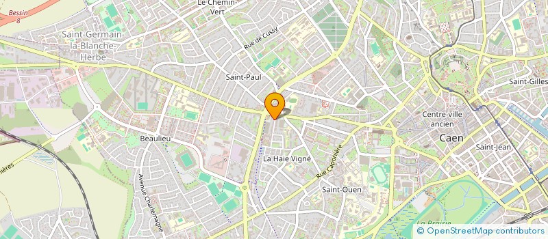 localisation de l'entreprise ASS SPORTIVE FLAG LES GARGOUILLES  CAEN