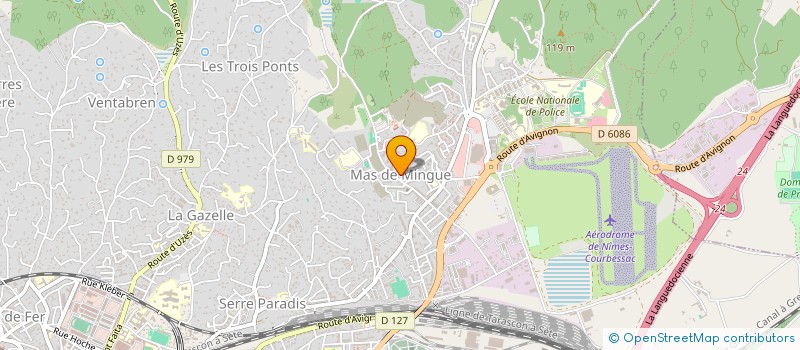 localisation de l'entreprise ASS SPORTIVE FOOTBALL CLUB MAS MINGUE à NIMES