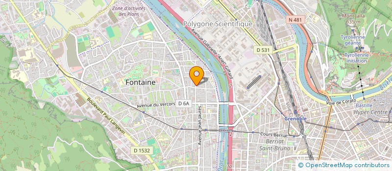 localisation de l'entreprise ASS SPORTIVE FRANCO DOM  FONTAINE