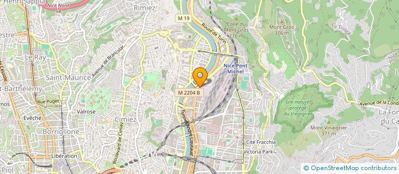 localisation de l'entreprise ASS SPORTIVE FRANCO PORTUGAISE à NICE