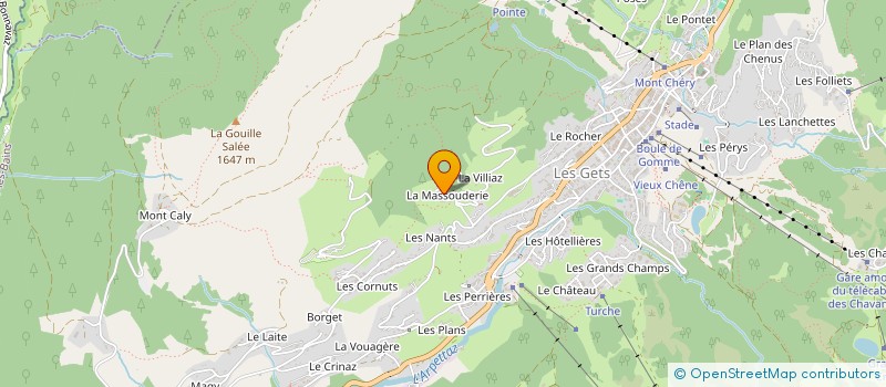 localisation de l'entreprise ASS SPORTIVE GETOISE ENFANTS SKIEURS à LES GETS