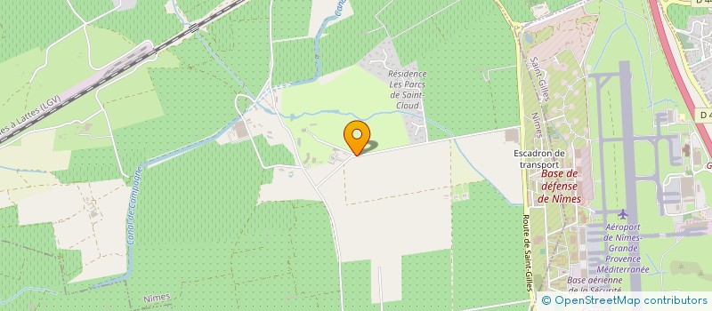 localisation de l'entreprise ASS SPORTIVE GOLF CLUB CAMPAGNE  NIMES