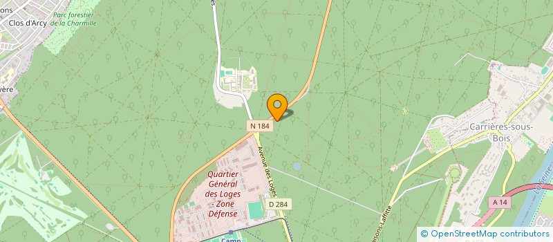 localisation de l'entreprise ASS SPORTIVE GOLF ST GERMAIN  SAINT-GERMAIN-EN-LAYE