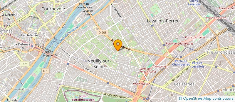 localisation de l'entreprise ASS SPORTIVE GYMNIQUE NEUILLY à NEUILLY-SUR-SEINE