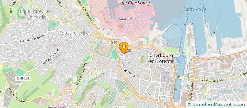 localisation de l'entreprise ASS SPORTIVE HAINNEVILLAISE à CHERBOURG-EN-COTENTIN