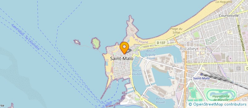 localisation de l'entreprise ASS SPORTIVE INSTITUTION DE SAINT MALO LA PROVIDENCE  SAINT-MALO