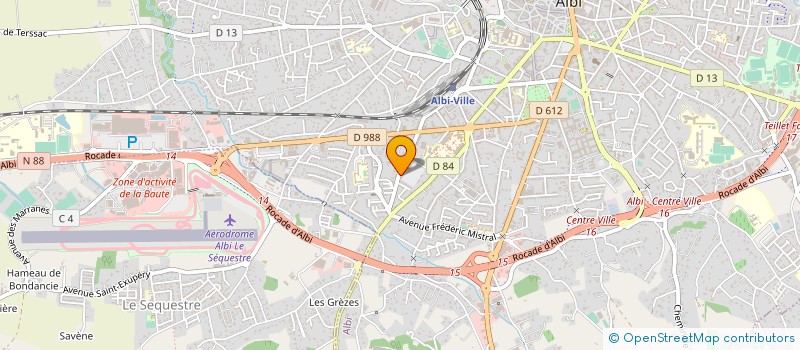 localisation de l'entreprise ASS SPORTIVE INTER UNIVERSITAIRE D'ALBI à ALBI