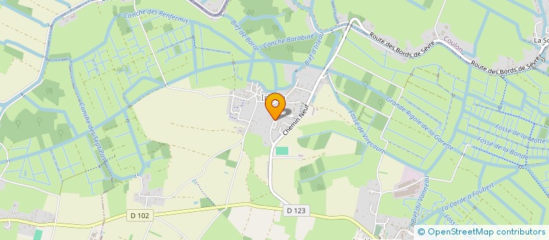 localisation de l'entreprise ASS SPORTIVE IRLEAU ST GEORGES DE REX  LE VANNEAU-IRLEAU