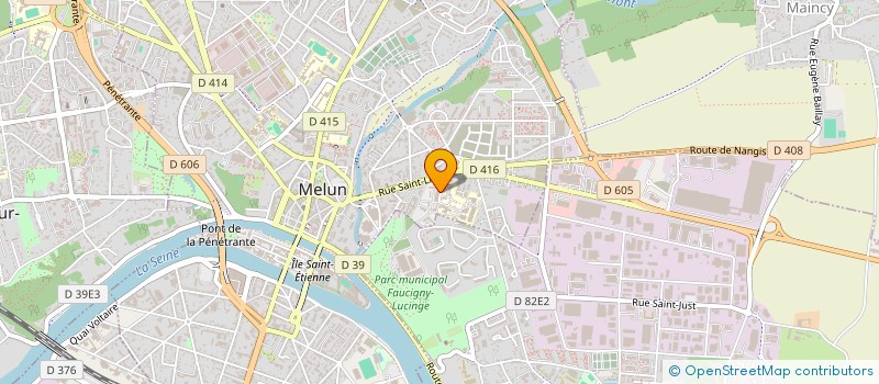localisation de l'entreprise ASS SPORTIVE IUFM ET ENSEIGNANTS MELUN à MELUN