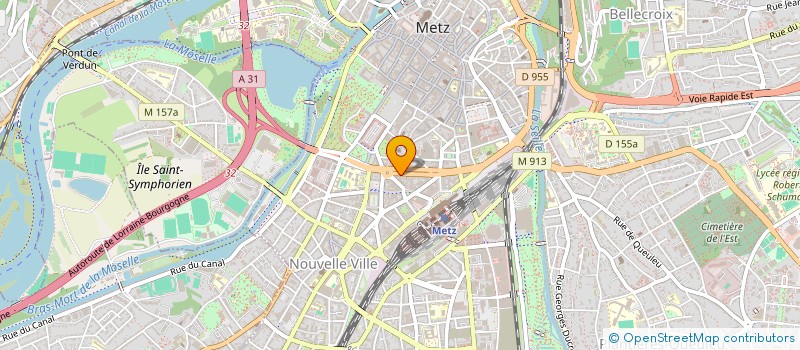 localisation de l'entreprise ASS SPORTIVE JUDO CLUB DE METZ  METZ