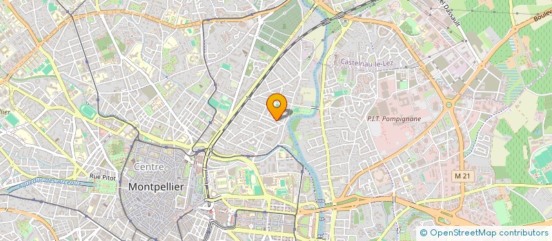 localisation de l'entreprise ASS SPORTIVE JUVENAL ANTIGONE à MONTPELLIER