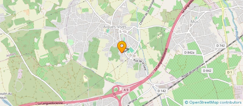localisation de l'entreprise ASS SPORTIVE KINSEI à AIGUES-VIVES