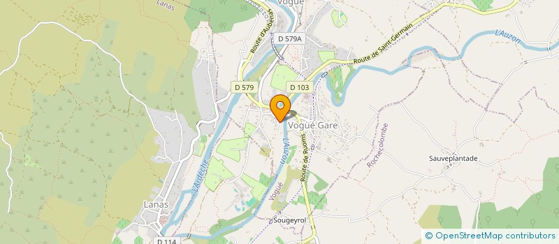 localisation de l'entreprise ASS SPORTIVE LABEGUDE-MERCUER  LABEGUDE