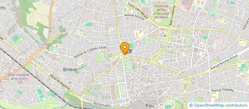 localisation de l'entreprise ASS SPORTIVE LE FONTENOY à PAU