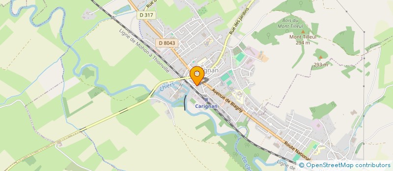 localisation de l'entreprise ASS SPORTIVE LE GARDE A VOUS  CARIGNAN