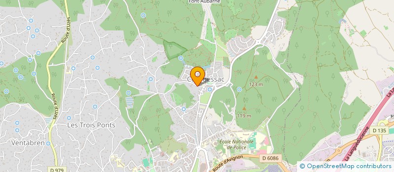 localisation de l'entreprise ASS SPORTIVE LE GENEVRIER  NIMES