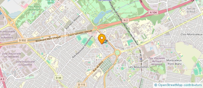 localisation de l'entreprise ASS SPORTIVE LE GROS SAULE à AULNAY-SOUS-BOIS
