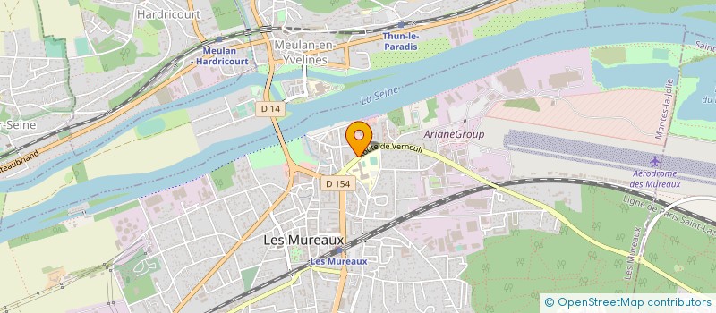 localisation de l'entreprise ASS SPORTIVE LES MUREAUX JUDO à LES MUREAUX