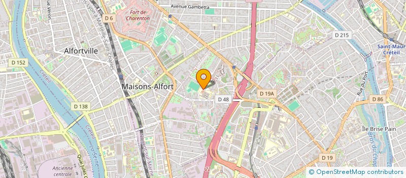 localisation de l'entreprise ASS SPORTIVE LIBERTE BASKET MAISONS ALFO  MAISONS-ALFORT