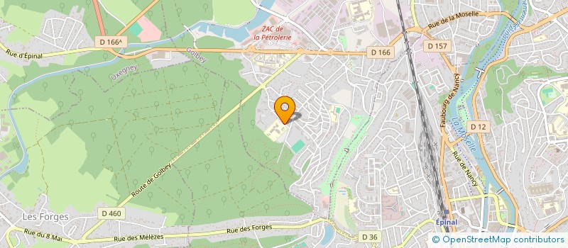 localisation de l'entreprise ASS SPORTIVE LOUIS ARMAND  GOLBEY