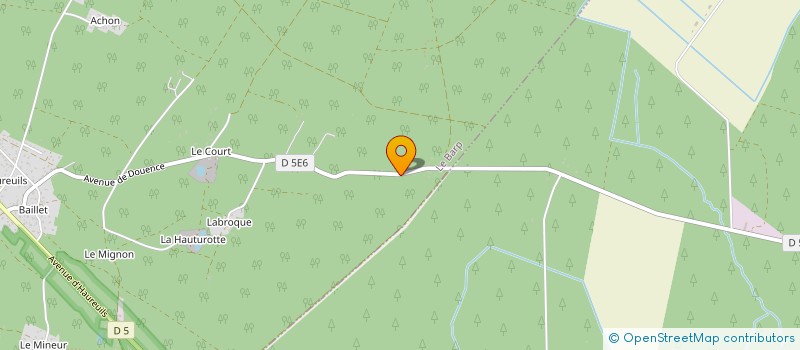 localisation de l'entreprise ASS SPORTIVE LUTTE BARPAISE  LE BARP