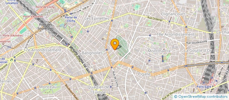 localisation de l'entreprise ASS SPORTIVE LYCEE AUGUSTE RENOIR  PARIS