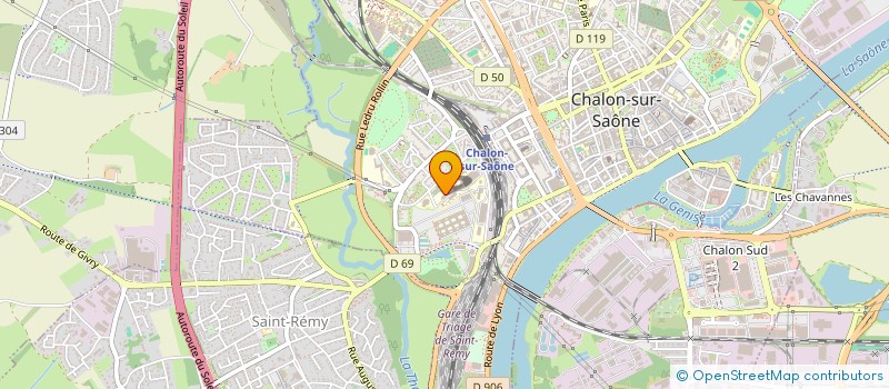 localisation de l'entreprise ASS SPORTIVE LYCEE ENSEIGN PROFESS BATIMENT à CHALON-SUR-SAONE