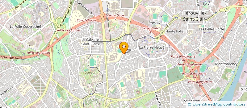 localisation de l'entreprise ASS SPORTIVE LYCEE J DUMONT D URVILLE à CAEN