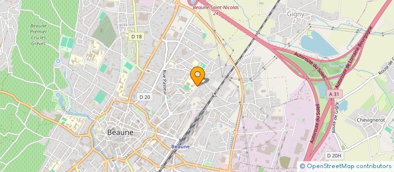 localisation de l'entreprise ASS SPORTIVE LYCEE MAREY à BEAUNE