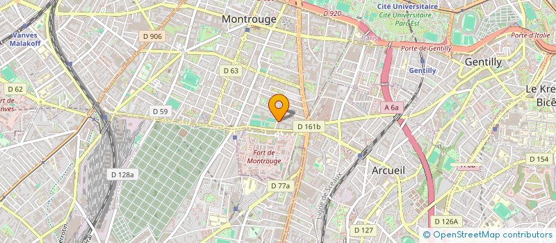 localisation de l'entreprise ASS SPORTIVE LYCEE MAURICE GENEVOIX  MONTROUGE