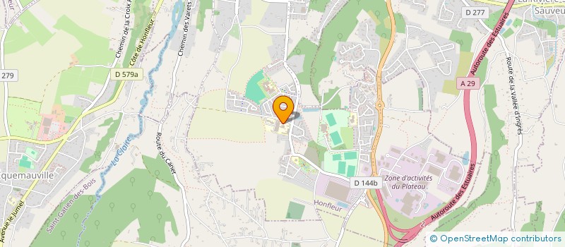 localisation de l'entreprise ASS SPORTIVE  LYCEE POLYVALENT ALBERT SOREL D HONFLEUR  HONFLEUR