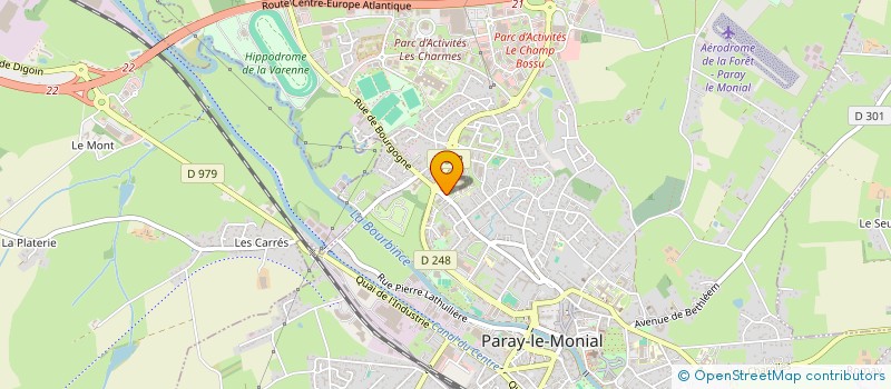 localisation de l'entreprise ASS SPORTIVE LYCEE PROFESSIONNEL ASTIER à PARAY-LE-MONIAL
