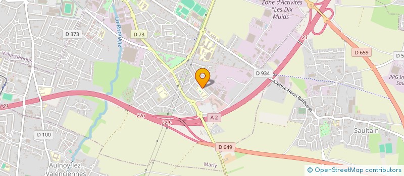 localisation de l'entreprise ASS SPORTIVE LYRECO  MARLY