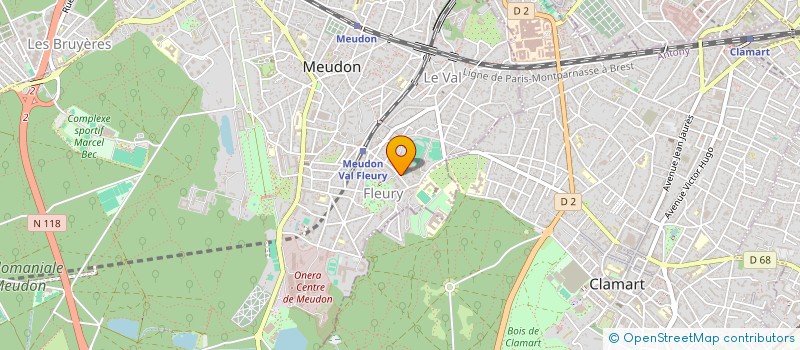 localisation de l'entreprise ASS SPORTIVE MAITRES NAGEURS à MEUDON