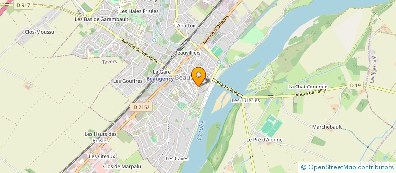localisation de l'entreprise ASS SPORTIVE MAITRISE NOTRE DAME à BEAUGENCY