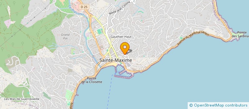localisation de l'entreprise ASS SPORTIVE MAXIMOISE TENNIS DE TABLE à SAINTE-MAXIME