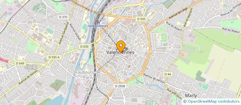 localisation de l'entreprise ASS SPORTIVE MEDICALE REGION NORD  VALENCIENNES