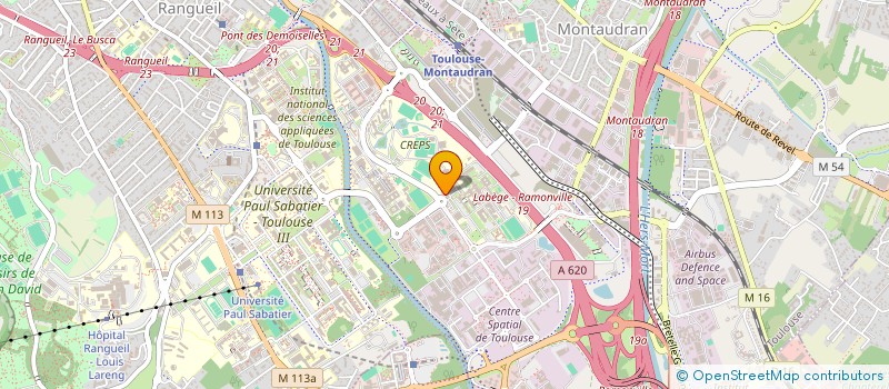 localisation de l'entreprise ASS SPORTIVE METEO AVIATION CIVILE à TOULOUSE