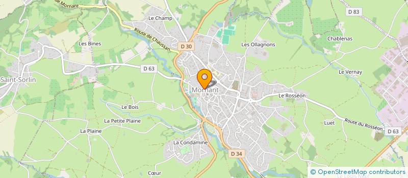 localisation de l'entreprise ASS SPORTIVE MORNANT TENNIS DE TABLE à MORNANT
