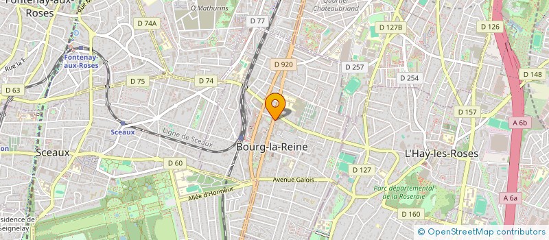 localisation de l'entreprise ASS SPORTIVE NOTRE DAME BOURG LA REINE à BOURG-LA-REINE